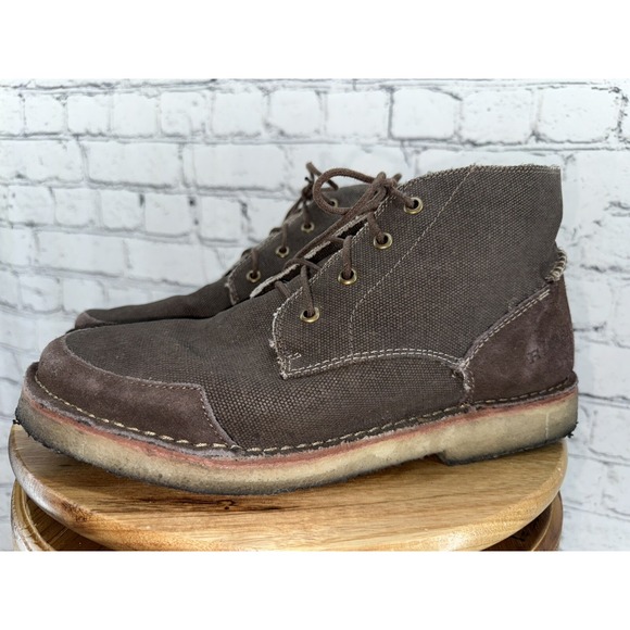 Roper Everett Casual Lace-Up Chukka Men's 10.5 Brown Gum Outsoles - Picture 1 of 14